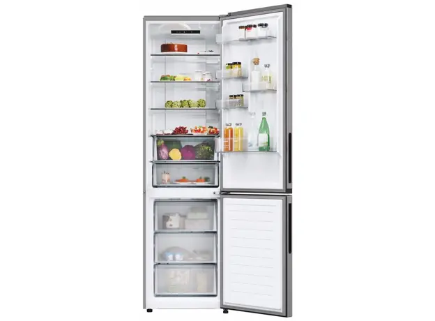 Двухкамерный холодильник CANDY CNCQ2T620EX - изображение 2