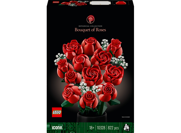 Конструктор LEGO Icons Букет роз 822 детали (10328)  Конструктор LEGO Icons Букет роз 822 детали (10328)
