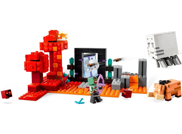 Конструктор LEGO Minecraft Засада у портала в Нижний мир 352 детали (21255) - изображение 4 Конструктор LEGO Minecraft Засада у портала в Нижний мир 352 детали (21255) - изображение 4
