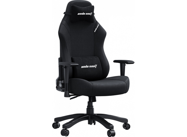 Кресло игровое Anda Seat Luna Size L Black Fabric (AD18-44-B-F) 