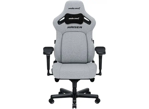 Кресло для геймеров Anda Seat Kaiser 4 Size XL Gray Linen Fabric (AD12YDDC-XLL-20-G-CF) 