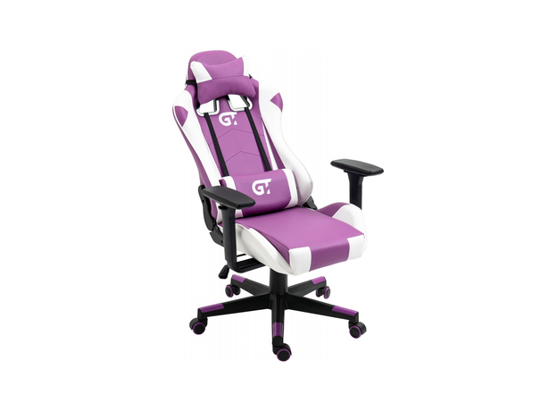 Кресло для геймеров GT RACER X-5934-B Kids White/Violet - изображение 6