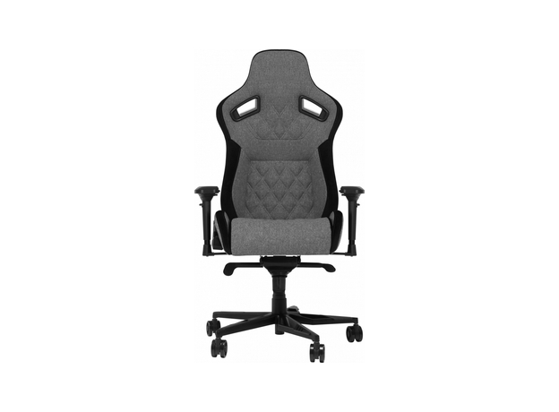Геймерское кресло GT Racer X-0724 Fabric Gray/Black Suede - изображение 2