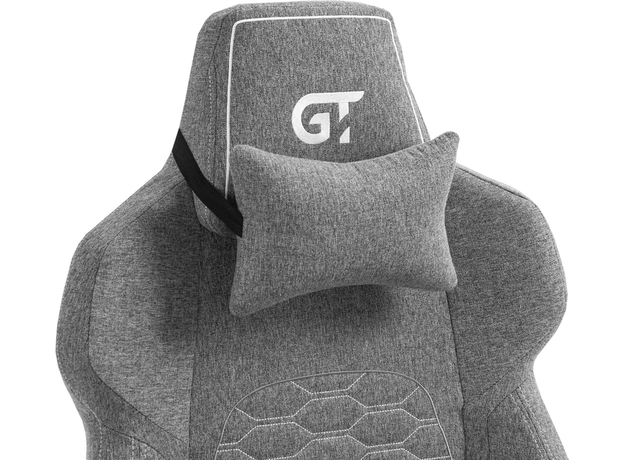 Кресло для геймеров GT RACER X-8702 Fabric Gray - изображение 5