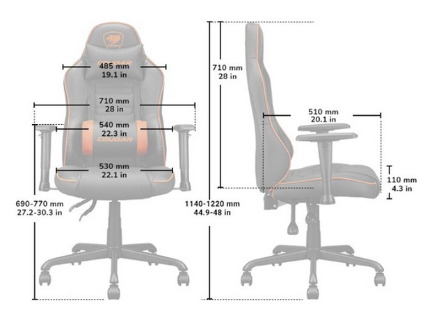 Кресло геймерское Cougar Fusion SF - изображение 7