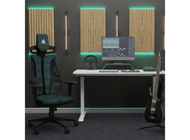 Геймерское кресло Cyberlux V8 Fabric Green (GM- V8 FZ) - изображение 2