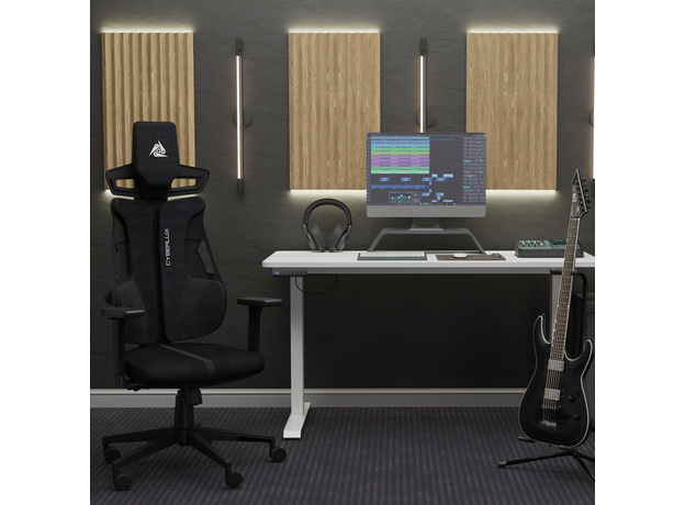 Геймерское кресло Cyberlux V8 Fabric Black (GM- V8 FB) - изображение 2