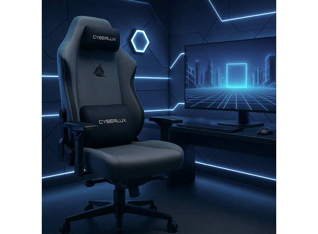 Геймерское кресло Cyberlux Ares Grey (GM-405 G) - изображение 11