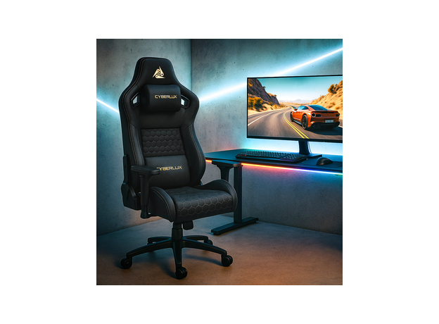 Геймерское кресло Cyberlux Apollo Black (GM-404 B) - изображение 2