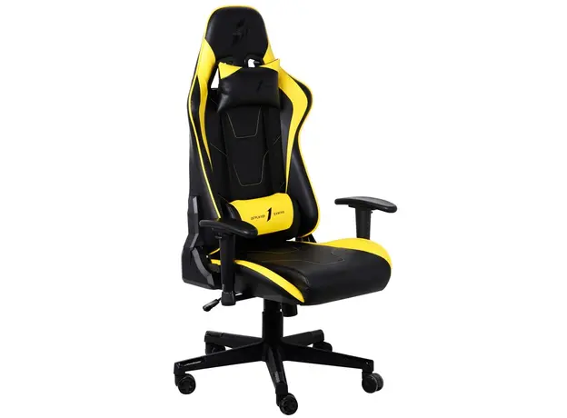 Кресло для геймеров 1stPlayer FK2 Black-Yellow - изображение 2
