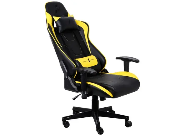 Кресло для геймеров 1stPlayer FK2 Black-Yellow - изображение 4