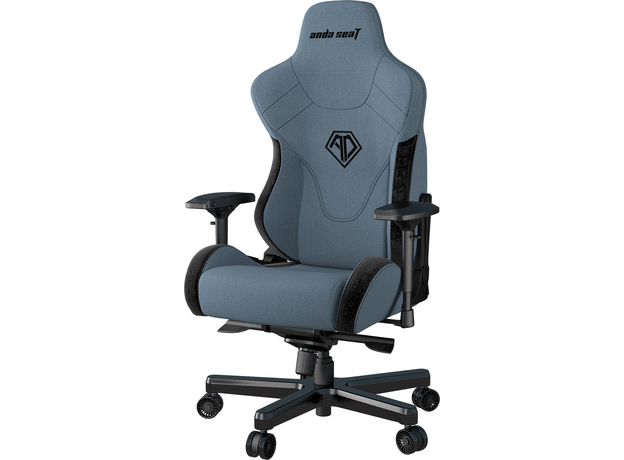 Кресло игровое Anda Seat T-Pro 2 Size XL Linen Fabric Blue/Black (AD12XLLA-01-SB-F) - изображение 5