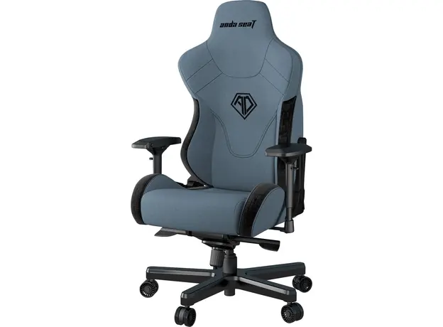 Кресло игровое Anda Seat T-Pro 2 Size XL Linen Fabric Blue/Black (AD12XLLA-01-SB-F) - изображение 5