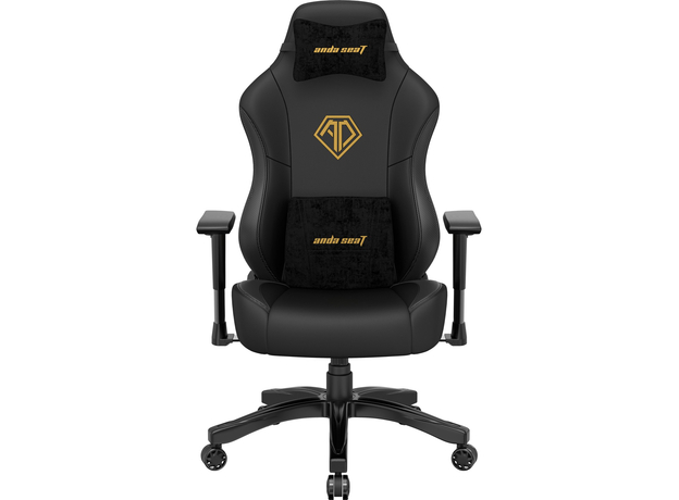 Кресло игровое Anda Seat Phantom 3 Size L Black & Gold (AD18Y-06-B-PVC) - изображение 3