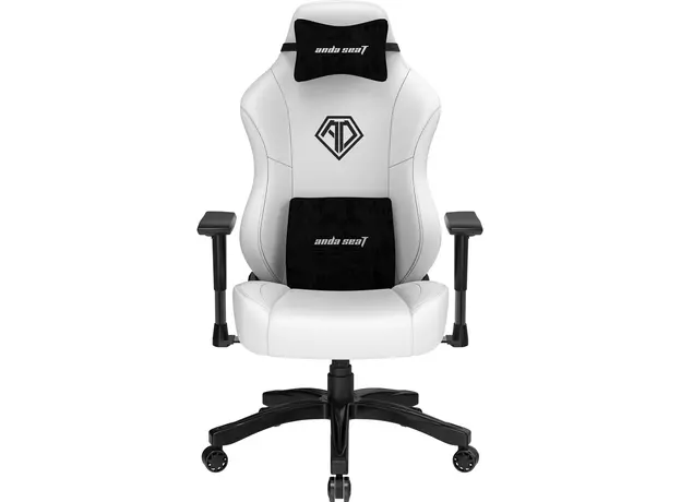 Кресло игровое Anda Seat Phantom 3 Size L White (AD18Y-06-W-PV) - изображение 2