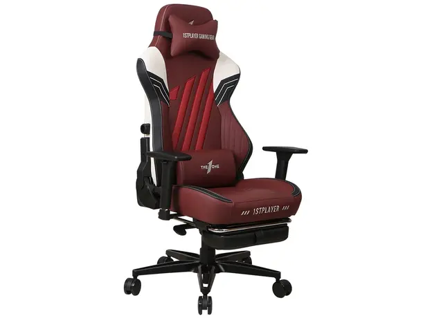 Кресло для геймеров 1stPlayer Duke Black-White-Yellow (Duke Black&White&Red) 