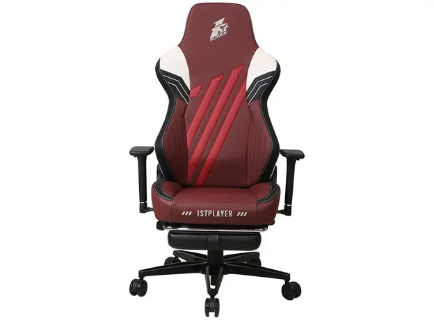 Кресло для геймеров 1stPlayer Duke Black-White-Yellow (Duke Black&White&Red) - изображение 2