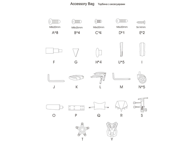 Кресло игровое Aula F010 Gaming Chair Black+red (6948391286228) - изображение 5