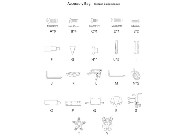 Кресло игровое Aula F010 Gaming Chair Black+red (6948391286228) - изображение 5