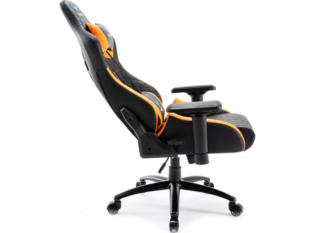 Кресло игровое Aula F1031 Gaming Chair Black+orange (6948391286211) - изображение 3