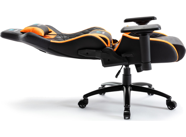 Кресло игровое Aula F1031 Gaming Chair Black+orange (6948391286211) - изображение 4