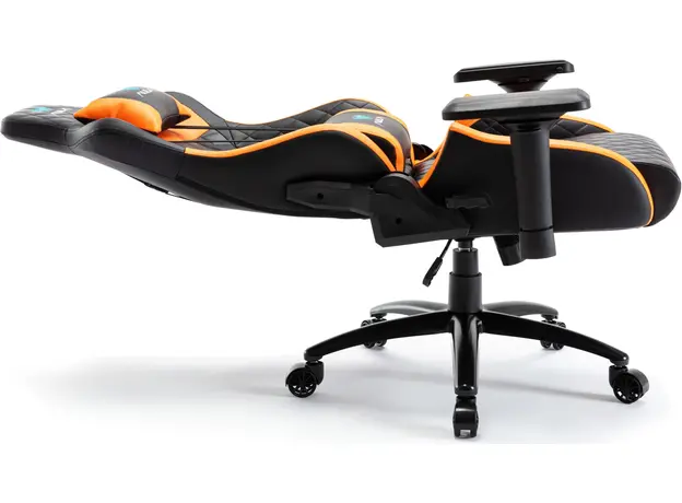 Кресло игровое Aula F1031 Gaming Chair Black+orange (6948391286211) - изображение 4