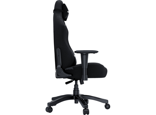 Кресло игровое Anda Seat Luna Size L Black Fabric (AD18-44-B-F) - изображение 3