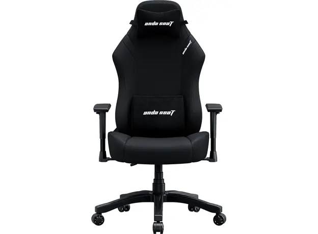 Кресло игровое Anda Seat Luna Size L Black Fabric (AD18-44-B-F) - изображение 2