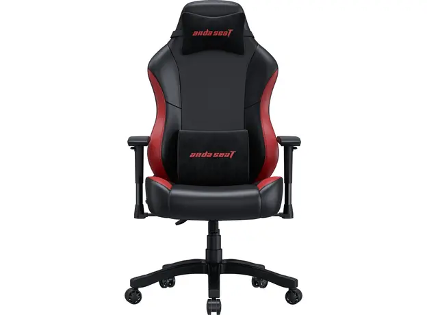 Кресло игровое Anda Seat Luna Color Size L Black/Red PVC (AD18-48-BR-PV) 