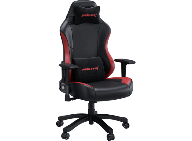 Кресло игровое Anda Seat Luna Color Size L Black/Red PVC (AD18-48-BR-PV) - изображение 3