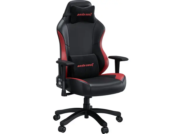 Кресло игровое Anda Seat Luna Color Size L Black/Red PVC (AD18-48-BR-PV) - изображение 3