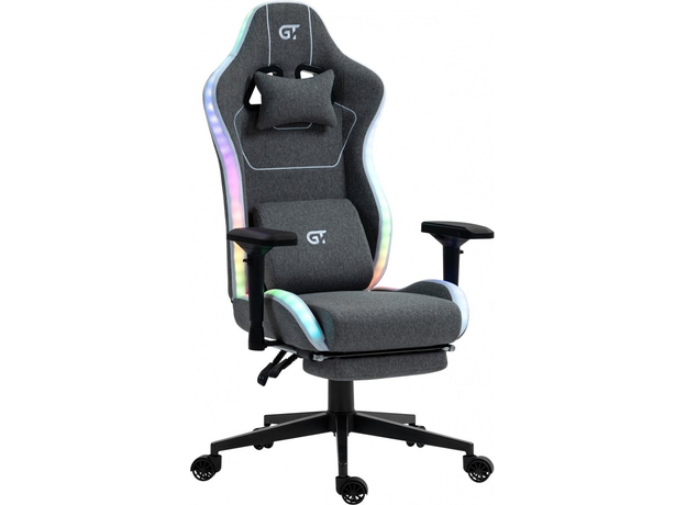 Кресло геймерское GT RACER X-2306 Fabric Gray L - изображение 4