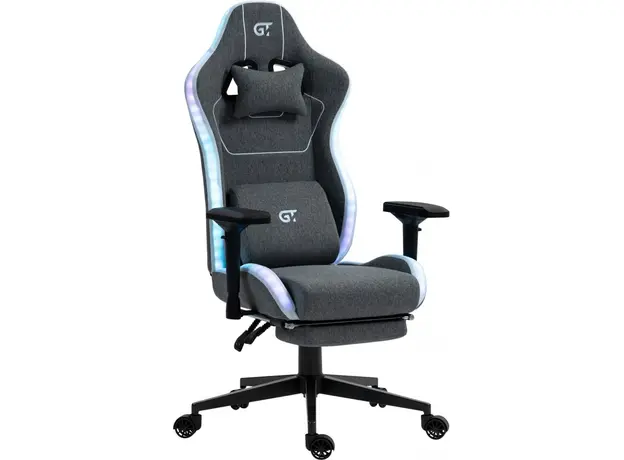 Кресло геймерское GT RACER X-2306 Fabric Gray L - изображение 5