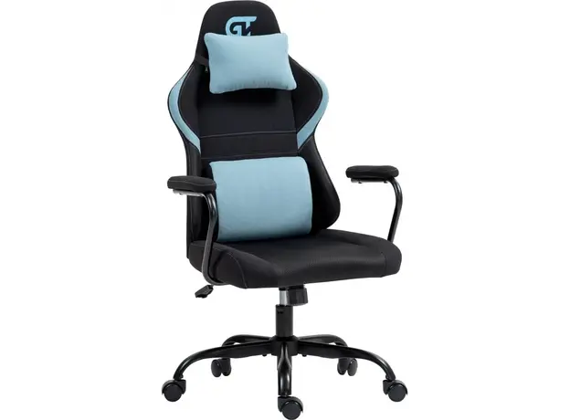 Кресло геймерское GT RACER X-2322 Fabric Black/Blue - изображение 2