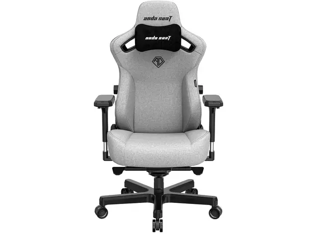 Кресло игровое Anda Seat Kaiser 3 Size XL Grey Fabric (AD12YDC-XL-01-G-PVF) - изображение 2