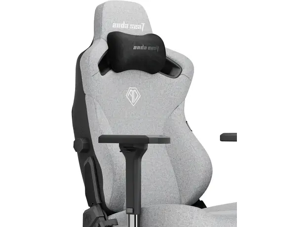 Кресло игровое Anda Seat Kaiser 3 Size XL Grey Fabric (AD12YDC-XL-01-G-PVF) - изображение 5