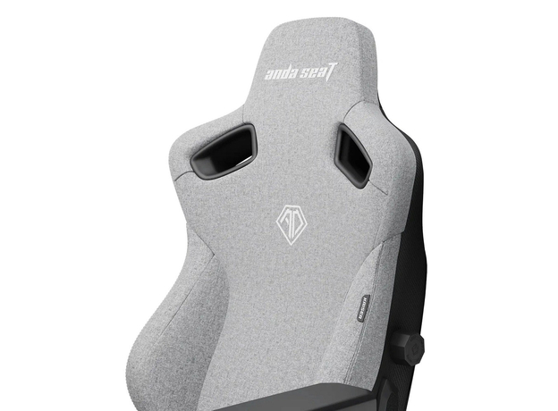 Кресло игровое Anda Seat Kaiser 3 Size XL Grey Fabric (AD12YDC-XL-01-G-PVF) - изображение 8