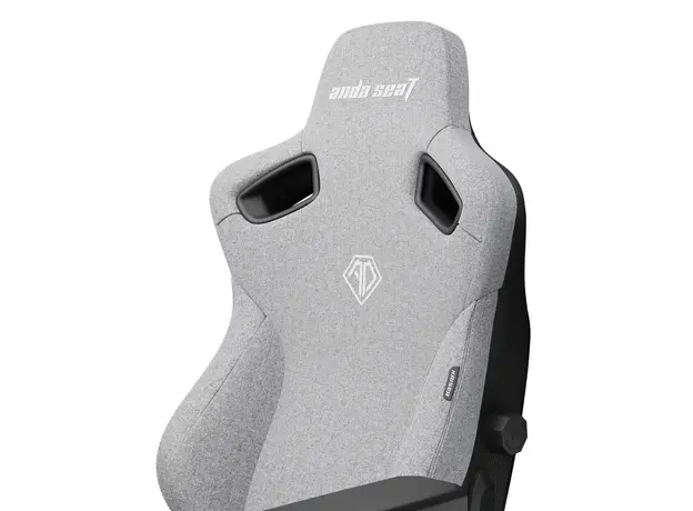 Кресло игровое Anda Seat Kaiser 3 Size XL Grey Fabric (AD12YDC-XL-01-G-PVF) - изображение 8