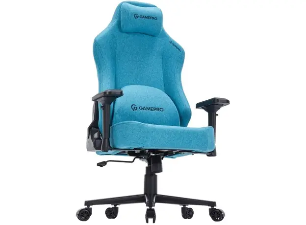 Игровое кресло GamePro FGC750LB Size L Fabric Light Blue - изображение 3