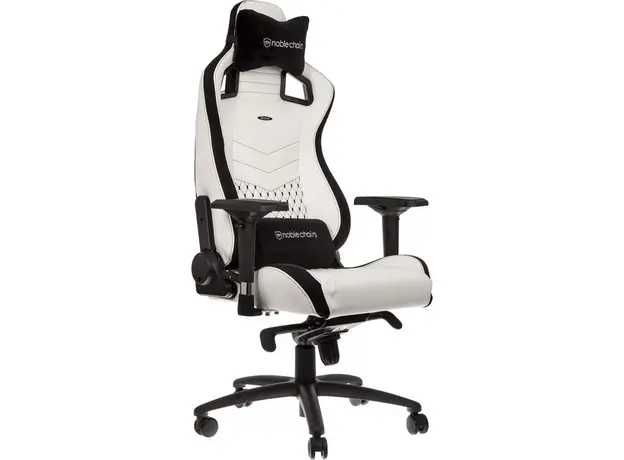Кресло геймерское NOBLECHAIRS Epic Series White/Black (NBL-PU-WHT-001) - изображение 2