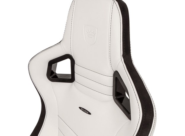 Кресло геймерское NOBLECHAIRS Epic Series White/Black (NBL-PU-WHT-001) - изображение 3