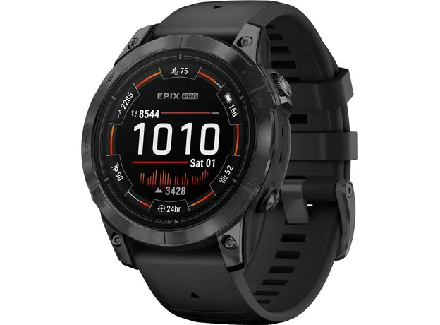 Смарт-часы Garmin Epix Pro (Gen 2) 47mm Slate Grey with Black Band (010-02803-01) 