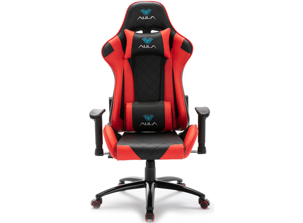 Кресло игровое Aula F1029 Gaming Chair Black+red (6948391286181) 