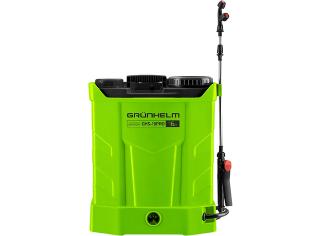 Опрыскиватель аккумуляторный Grunhelm GHS-16PRO 16 л (BP133070)  Опрыскиватель аккумуляторный Grunhelm GHS-16PRO 16 л (BP133070)