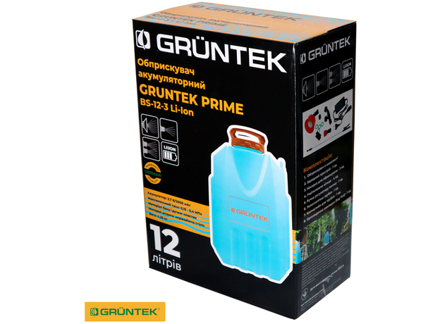 Опрыскиватель аккумуляторный Gruntek Prime BS-12-3 Li-Ion (296001082/12L) - изображение 12