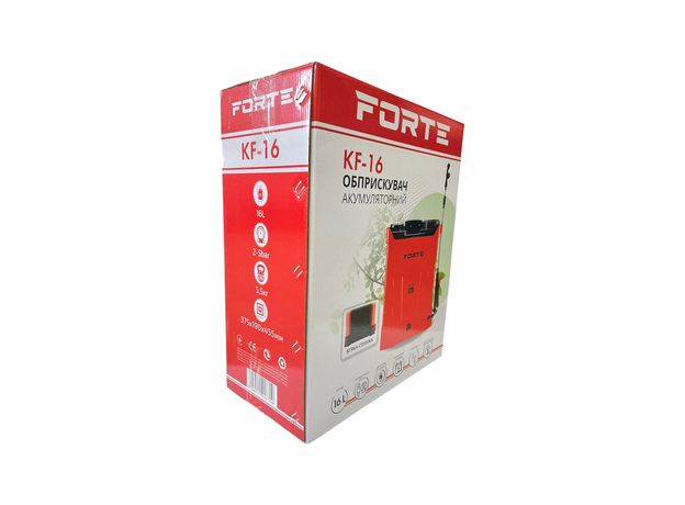 Опрыскиватель аккумуляторный Forte KF-16 16 л (BP121871) - изображение 8 Опрыскиватель аккумуляторный Forte KF-16 16 л (BP121871) - изображение 8