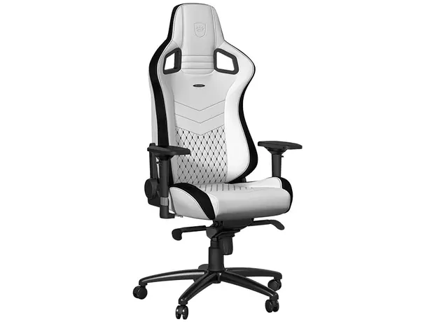 Кресло геймерское NOBLECHAIRS Epic Series White/Black (NBL-PU-WHT-001) 