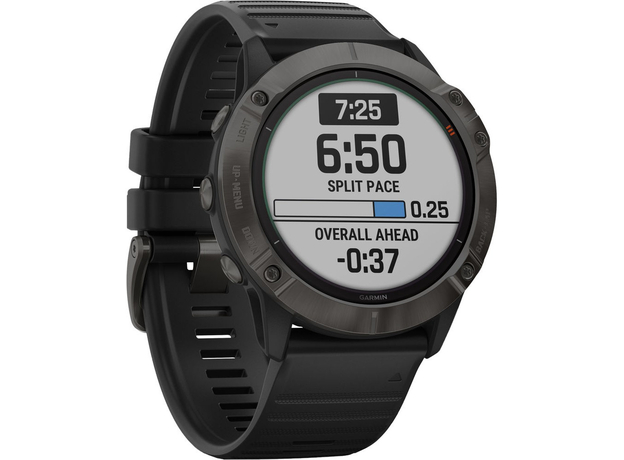 Спортивные часы Garmin Fenix 6X Pro Solar Titanium Carbon Gray DLC (010-02157-21) - изображение 2