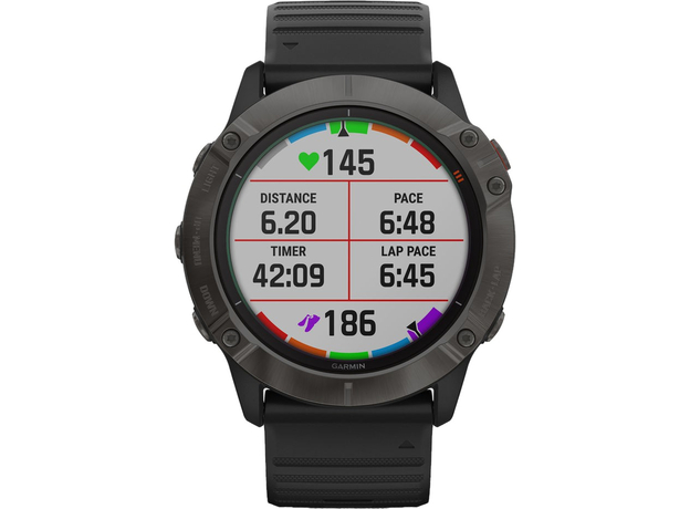Спортивные часы Garmin Fenix 6X Pro Solar Titanium Carbon Gray DLC (010-02157-21) - изображение 7