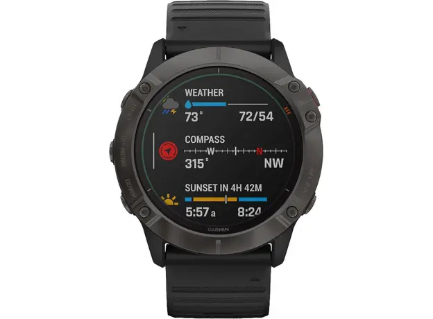 Спортивные часы Garmin Fenix 6X Pro Solar Titanium Carbon Gray DLC (010-02157-21) - изображение 10